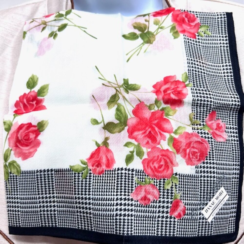 BUNDLE 4:  CELINE P-HANAE M-RENOMA-JP  MiniScarf/Handker Cotton/Silk 25" 21"(86 - Picture 12 of 15